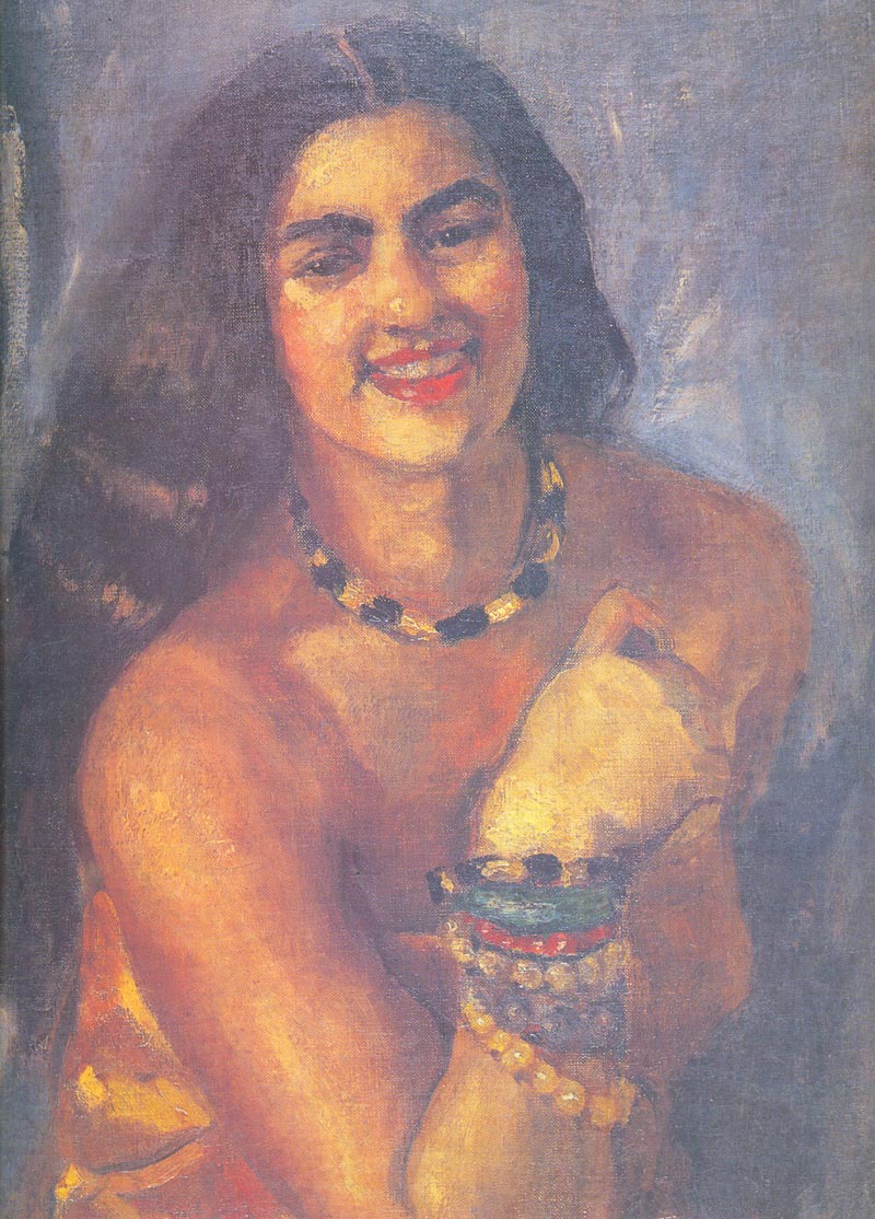 Self Portrait by Amrita Sher-Gil - Most Expensive Paintings by Indian Artists